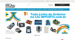 Desktop Screenshot of ligimports.com.br